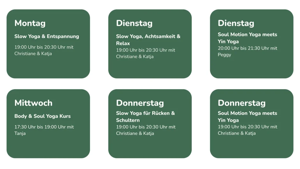 Vivere Vital Stunden Plan